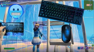 Corsair K60 PRO TKL Mechanical Keyboard😴Fortnite Keyboard amp Mouse Sounds ASMR Gameplay 😍 360 FPS 4K🏆 [upl. by Trella]