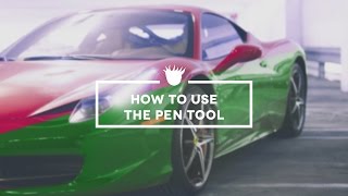 Photoshop Tutorial HOW TO USE THE PEN TOOL [upl. by Kale]