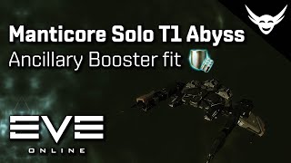 EVE Online  Manticore Solo T1 Abyss fit Ancillary booster [upl. by Quincey]