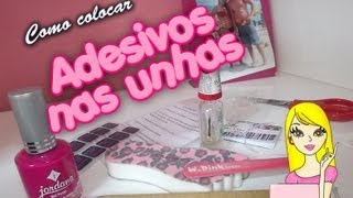 Adesivo de unha como colocar [upl. by Holzman848]