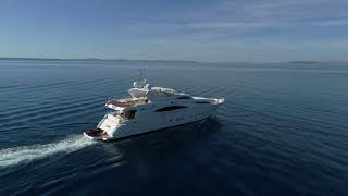 Charter Sunseeker 105 BABY in Croatia with Yacht IN [upl. by Eleik]