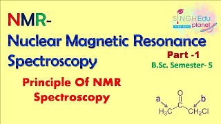 NMR Spectroscopy Organic Chemistry BSc 3rd Year Chemistry Part 1 Introduction BSc 5th Semester [upl. by Eitsirk]