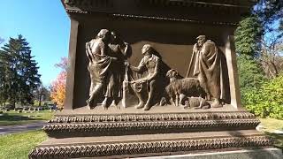 Walk Through Green Lawn Cemetery Columbus Ohio Gravesite Tour [upl. by Mozza]