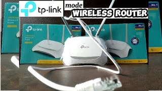 Cara Setting TP link TL WR840N Mode Wireless Router [upl. by Vardon]