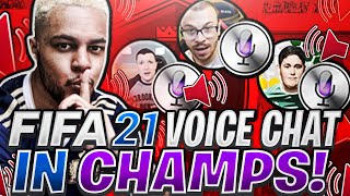 FIFA21 VOICE CHAT IN FUT CHAMPS W OR L [upl. by Yenroc530]