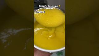 Compote de mangue et banane cuisine recette food baby babyfood mango yummy shorts cooking [upl. by Acebber29]