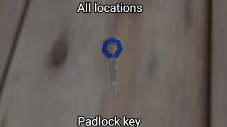 All locations of padlock key Granny Chapter 2 [upl. by Oirromed]