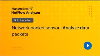 Network Packet Sensor  NetFlow Analyzer [upl. by Ilamad568]