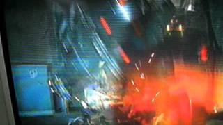 Die Hard 4 tunnel scene car hits chopper Unrated version [upl. by Shirberg]