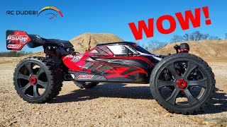 TEAM Corally ASUGA XLR First bash What a Mega Buggy Missle [upl. by Setiram919]