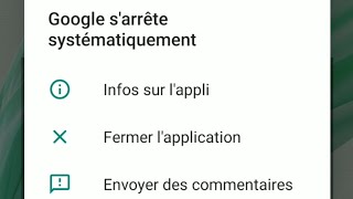 Paramètres Google sarrête systématiquement  Résolu [upl. by Acinnod447]