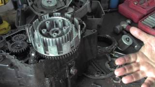 How To Remove a Wet Clutch MotorcycleATV [upl. by Gus988]