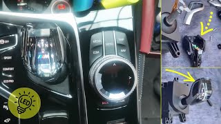 BMW  How To CRYSTAL led GEARBOX shift KNOB install [upl. by Psyche]