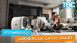 ASOMBROSO ARENERO SMART PARA GATOS LALAHOME REAL SCOOPER [upl. by Sekoorb]