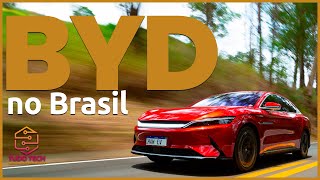 CARROS ELÉTRICOS DA BYD NO BRASIL [upl. by Clio]