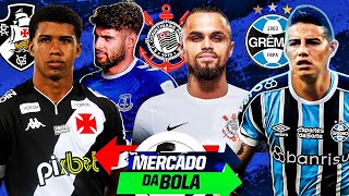 ÚLTIMAS DO MERCADO DA BOLA  MEIA QUER VOLTAR AO VASCO  MICHAEL NO CORINTHIANS  GRÊMIO TENTA JAMES [upl. by Belloir254]