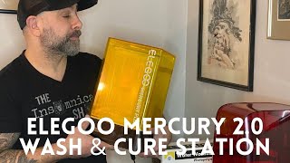 Cleaning 3D Resin Prints  Elegoo Mercury 20 Wash amp Cure Station [upl. by Ecnerolf681]