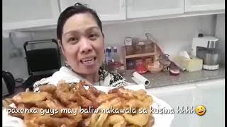 How to Fry Calamaris at hipon Crispy cooking style [upl. by Wandie670]