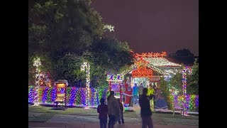 Walk through this 450Klight Christmas display in Kambah [upl. by Ettevi709]