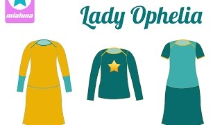 Nähanleitung DIY Ebook Kleid und Shirt Lady Ophelia [upl. by Arrol]