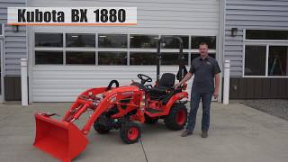 Kubota BX 1880 REVIEW With Loader [upl. by Twitt]