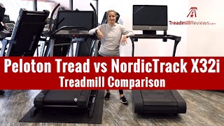 Peloton Tread vs NordicTrack X32i Incline Treadmill [upl. by Piers]