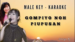 GOMPIYO NOH PIUPUSAN  MALE KEY KARAOKE  Joveya MJ [upl. by Aneeroc645]