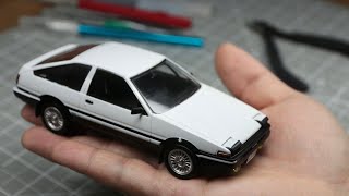 The Perfect Model Car for Beginners  132 Toyota AE86 Trueno PlatzMONO [upl. by Haneekas594]