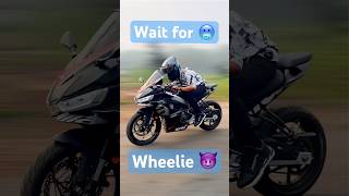 Wait for WHEELIE 😈  Aprilia rs 457 wheelie X austinracing gp1r  rs457 apriliars457 trending [upl. by Leimaj]