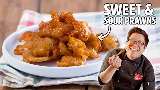 The BEST Crispy Sweet amp Sour Shrimp Recipe [upl. by Gee]