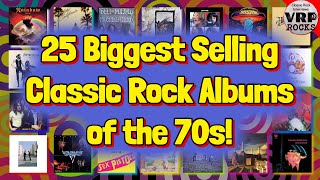 1970s Rock Giants The 25 BestSelling Studio Albums That Defined the Decade [upl. by Jermayne]