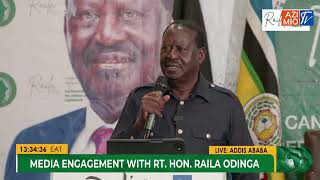 Listen Raila Odingas Powerful words as He Speaks on the Challenges Africa faces [upl. by Pucida]