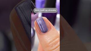 this trick will FIX your streaky manicure 🫣💅 nailpolish101 nailpolish [upl. by Nilorac970]