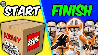 LEGO CLONE TROOPER ARMY Unboxing 1000 Worth of Star Wars Minifigures [upl. by Arsuy391]