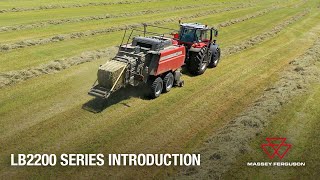 Meet the New Hesston by Massey Ferguson LB2200 Series Large Square Baler [upl. by Nayek56]