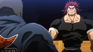 Yujiro vs Kuroki Gensai amp Reinhold vs Oliva  Baki Hanma VS Kengan Ashura [upl. by Flosi]