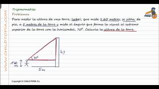 Trigonometría Problemas 4º de ESO matemáticas [upl. by Ag]