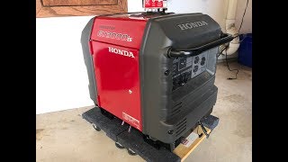 Honda EU3000IS Generator Oil Change How To [upl. by Neeruam]