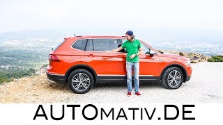 VW Volkswagen Tiguan Allspace 20l TDI 240 PS im ersten Fahrbericht und Test  AUTOmativde [upl. by Emery180]