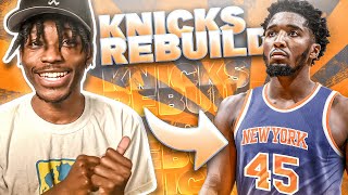 REBUILDING THE NEW YORK KNICKS IN NBA 2K22 [upl. by Zebe]