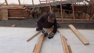 Wood boat frames and lofting Episode 9 Sea Dreamer Project [upl. by Medovich]