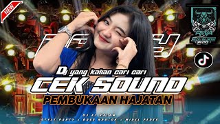 DJ CEK SOUND PEMBUKAAN PALING ENAK SAAT HAJATAN ANDALAN RIZKY WIJAYA AUDIO EL KALAM [upl. by Isia]