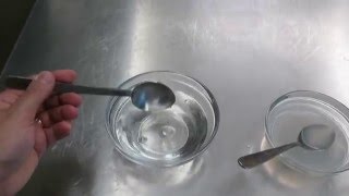 Tests water  xanthan gum from 1 to 8 [upl. by Yrocej]