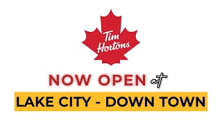 TIM HORTONS Tims DRIVE THRU First Ever Branch in LAHORE LAKE CITY [upl. by Seamus]