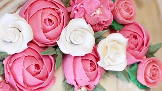 Tutoriel  Comment faire des fleurs avec la douille 103  🌺 [upl. by Pokorny]