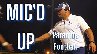 Micd Up Paramus Footballs Joe Sabella [upl. by Fabria]