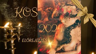 KOS ♈️  2024 ÉVES ELŐREJELZÉS 🎆🪐 [upl. by Annauqal778]