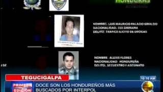 TVC Hoy Mismo Doce hondureños entre los más buscados por Interpol [upl. by Adnilre221]