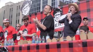 The Smokes Poutinerie World Poutine Eating Championship [upl. by Larret349]