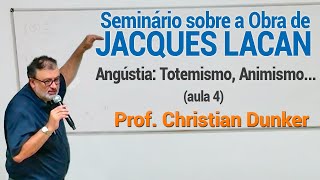 Seminário sobre a obra de Jacques Lacan  Angústia Totemismo Animismo Prof Christian Dunker [upl. by Janeva]